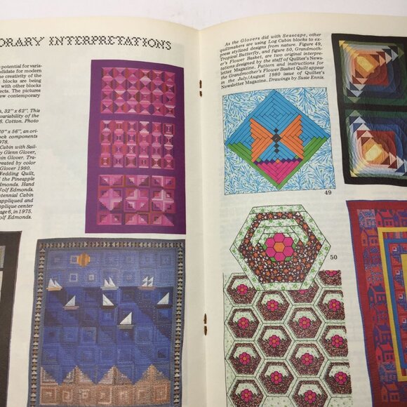 Log Cabin Quilts Bonnie Leman Judy Martin Pattern Instructions Designs Paperback - Picture 6 of 11